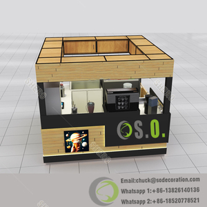 Vetrina di cibo bar mobile caffetteria tavolo sedia display torta bancone chiosco cibo chiosco esterno - Product Image 1