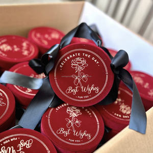 Caja de Regalo Rectangular de Terciopelo de Lujo Personalizada, Reutilizable, Ecológica, Rígida, con Laminado Brillante, para Joyería, Relojes, Gafas, Color Personalizado - Product Image 2