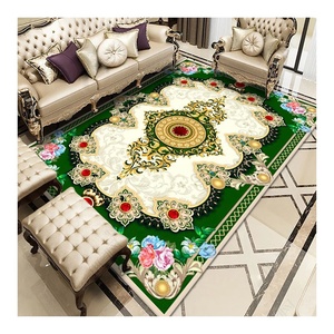 China barato <span class=keywords><strong>Boreal</strong></span> Europa comercial 3D impresión a prueba de suciedad mantener caliente alfombras de terciopelo de cristal suave y alfombra para sala de estar - Product Image 6