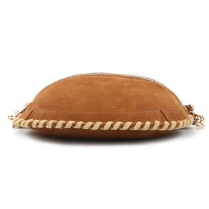 New Style Women's Designer Minimalist Retro Faux Suede Crescent Waist Bag Women's Outdoor Crossbody Bag - Product Image 3