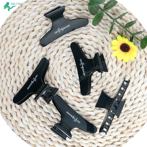 Horquillas para el pelo de salón de peluquería profesional con logotipo personalizado al por mayor, pinzas para el pelo con garra de plástico, pinzas para el pelo con mariposas para mujeres y niñas - Product Image 5