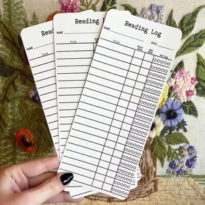 Tùy Chỉnh Sáng Tạo Cuốn Sách Phụ Kiện Cuốn Sách Tracker Bookmark Thư Viện Thẻ Bookmark 2025 Đọc Log Bookmark - Product Image 2