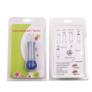 7 toplu iğne yedek iğne seti çok iğne el yapımı Diy yün keçe Pokes nakış iğne plastik alaşım 10cm - Product Image 1