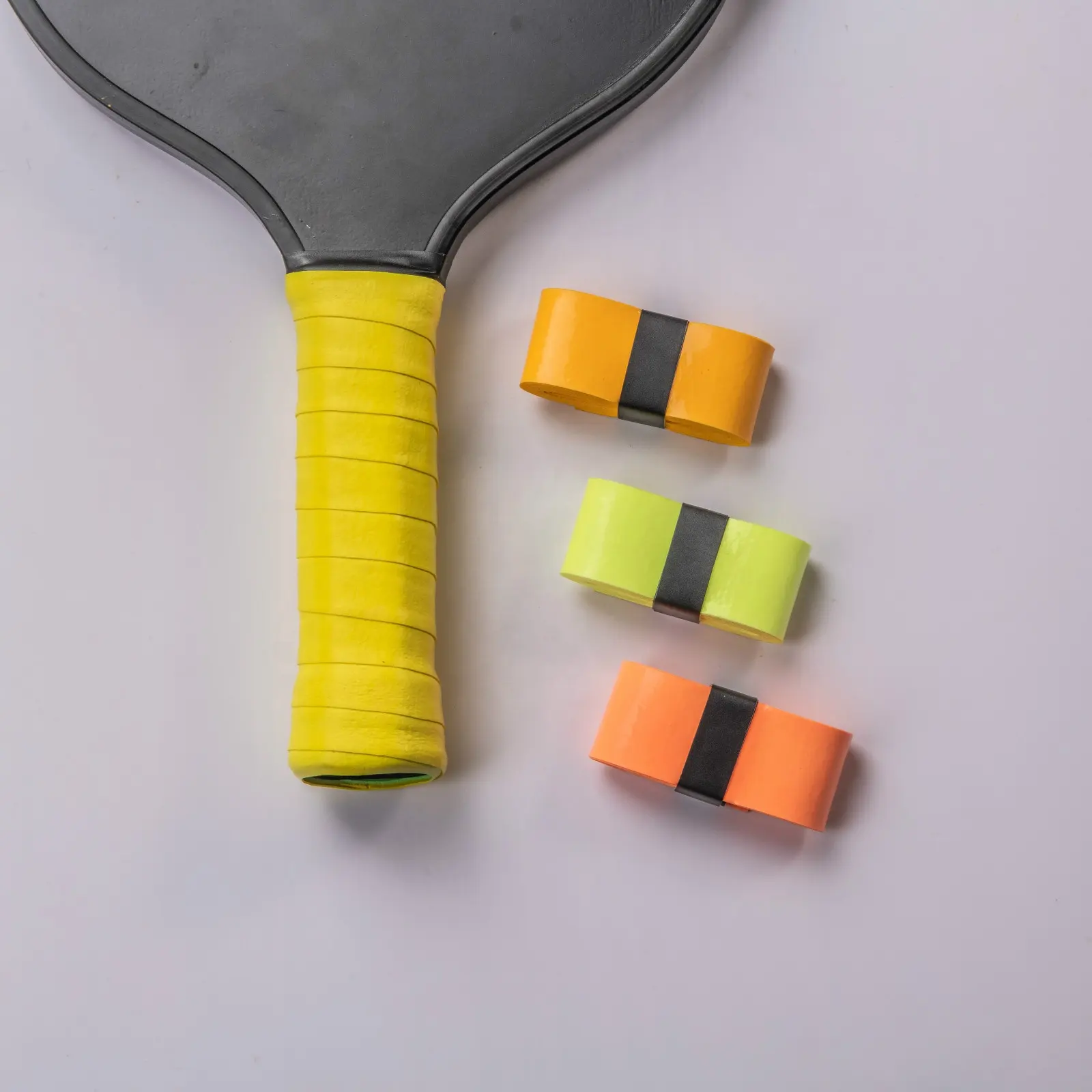 Multicolor absorbente de mal gusto pickleball agarre sobregrip aceptar logotipo personalizado