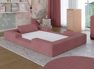 Nouveau lit pour enfant 2026, design bas au sol, en mousse écologique douce et confortable, lit de sol sans cadre pour salon et école - Product Image 5