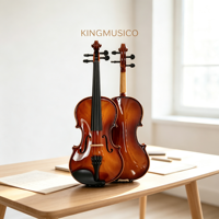 Violon électrique avec table en épicéa et dos/côtés en érable, touche en ébène pour performance professionnelle