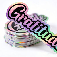 Fabricante de Pegatinas de Vinilo, Impresión Personalizada, Pegatinas Impermeables, Pegatinas de Marca Privada con Efecto Holográfico, Marca Líder PT