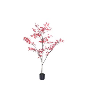 Plantas Artificiales <span class=keywords><strong>de</strong></span> Plástico, Hoja <span class=keywords><strong>de</strong></span> Arce Artificial en Maceta, para Decoración <span class=keywords><strong>de</strong></span> Interiores, Hogar, Oficina, Jardín, Decoración del Hogar, Plantas Falsas - Product Image 5
