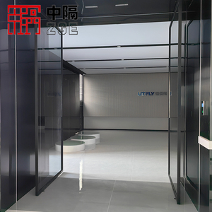 Cloison de bureau <span class=keywords><strong>ZGE</strong></span> à vue panoramique, cloison en verre double couche, cloison en aluminium - Product Image 2