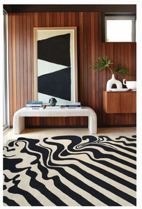 Tapis moderne en laine tufté à la main, tapis de salon en laine de qualité supérieure, tapis de sol de luxe sur mesure pour la maison et l'hôtel - Product Image 6