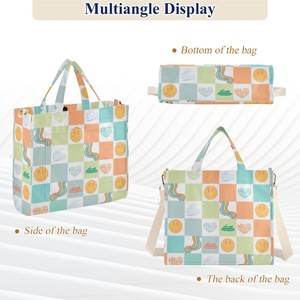 Bolsas de Mano Personalizadas de Pana con Cordón, Bolsas de Algodón con Cierre y Logotipo a Precio Económico - Product Image 6