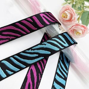Custom 38mm Jacquard Reflective Coated Cotton Belt Colorful Hat Decoration Headwear with <b>Webbing</b> Accessory - Product Image 6