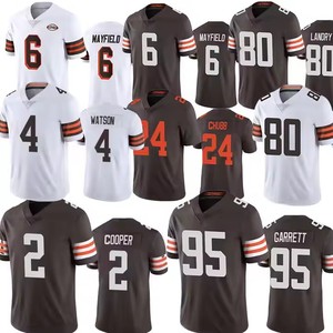 Hommes Jeunes Femmes <span class=keywords><strong>Cleveland</strong></span> # 12 ponceuses Shedeur # 15 Joe Flacco # 95 maillots de football américain cousus My-les Garrett et autres - Product Image 1