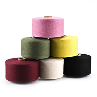 Fil mélangé polyester durable 21S, écologique, à filature ouverte, pour tricot, chaussettes, serviettes, gants, tissage, plusieurs couleurs, direct usine