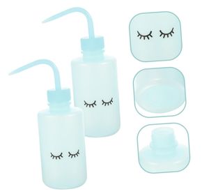 <span class=keywords><strong>Bouteille</strong></span> de nettoyage ronde en plastique écologique 150 ml pour cils irisés, outil de beauté multifonctionnel pour rinçage de tatouages/cils, modèle 123 - Product Image 3