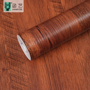 Papel tapiz de suelo de PVC de grano de madera autoadhesivo moderno impermeable para sala de estar, baño, cocina, decoración del hogar - Product Image 3