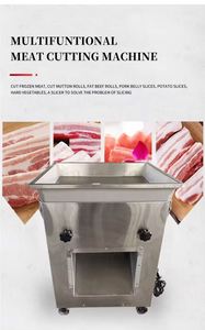 เครื่องหั่นเนื้อวัว เนื้อหมูสดอัตโนมัติ สภาพใหม่ เครื่องตัดเนื้อไก่ เครื่องหั่นเนื้อปรุงสุกเป็นลูกเต๋า - Product Image 5