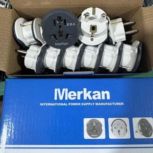 Merkan <b>Plug</b> 605 Universal <b>Adapter</b> European British German Standard 230V Plastic With Grounding - Product Image 3