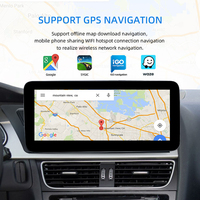 Écran tactile GPS de navigation automobile Android 14 de 10,25 pouces, lecteur radio, écran multimédia Android pour Audi A4 A4L A5 S5 2009 - 2016