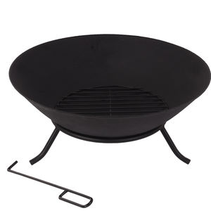 Nouveau en 2025 Mini foyer de camping ou bol à feu Bois de chauffage rond en acier Patio extérieur Foyer - Product Image 4