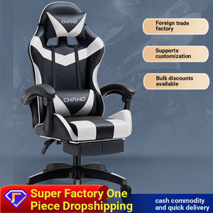 <span class=keywords><strong>Chaise</strong></span> de <span class=keywords><strong>Gaming</strong></span> Moderne Minimaliste en Cuir avec Base en Acier, Base Étoile à Cinq Branches, Roulettes et Accoudoirs à Vérin à Gaz à Trois Positions pour E-sport et Bureau - Product Image 3