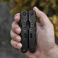 Pince multifonction professionnelle 13-en-1 en acier inoxydable avec couteau de poche pour le camping et la chasse, cadeaux pour hommes