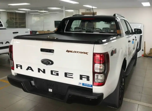 Beste Qualität Pickup Truck einziehbare Rolle <span class=keywords><strong>N</strong></span> Lock Abdeckung <span class=keywords><strong>f</strong></span>ür Ford Ranger Hot Sale Aluminium Wannen deckel Kofferraum Bett Protector - Product Image 2