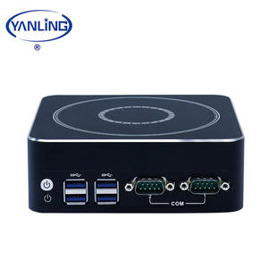 Yanling Tốt Nhất Mini PC i7 7500u bộ vi xử lý <span class=keywords><strong>2</strong></span> Lan Barebone Máy Tính Để Bàn chơi game Máy Tính với 4 USB3.0 <span class=keywords><strong>2</strong></span> USB2.0 - Product Image 4