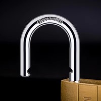 Serrure de sécurité antivol FEIHUAN, produit à succès, cadenas en fer massif peint en laiton, clés atomiques, 63 mm