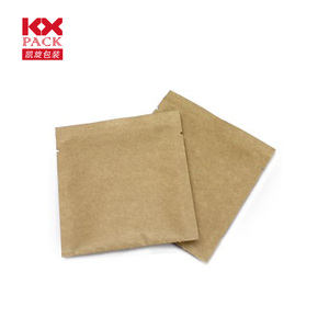 Kantong Kertas Kraft Foil Murah dengan Resleting untuk Teh, Hadiah, Camilan, Sachet Kecil untuk Kemasan Individu - Product Image 6
