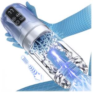Wasserdichter Automatischer Masturbator mit 7 Stoß-, Rotations- und Saugfunktionen, Dehnbarer Pocket <span class=keywords><strong>Pussy</strong></span>, Stroker <span class=keywords><strong>Vibrator</strong></span>, Sexspielzeug für Erwachsene für Männer - Product Image 1