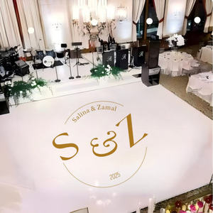 Autocollant de sol de danse de mariage mat/brillant en vinyle PVC résistant aux UV/à l'eau, personnalisable pour anniversaires, fêtes - Product Image 4