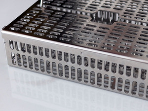 Laboratory Disinfection 316 Stainless Steel Wire Metal Sterilization Basket with Closing Lid Used for <strong>Pathological</strong> <strong>Analysis</strong> - Product Image 2