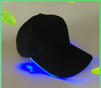 Proveedores divertido LED sombrero gorra para hombres mujeres luminoso correr gorra al por mayor al aire libre noche béisbol deportes gorra con luz LED