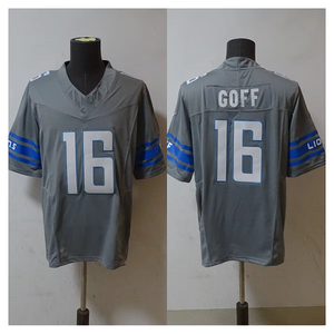 Groothandel Gestikte Amerikaanse Voetbaltruien Nieuw Seizoen #0 Gibbs #1 Williams Detroit Leeuwen Borduurtruien - Product Image 6