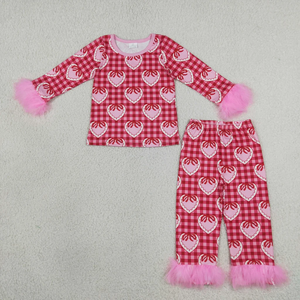 Ensemble de vêtements d'automne pour bébés et enfants, sweat à capuche et pantalon de jogging à motifs de dindes, citrouilles et feuilles - Product Image 5