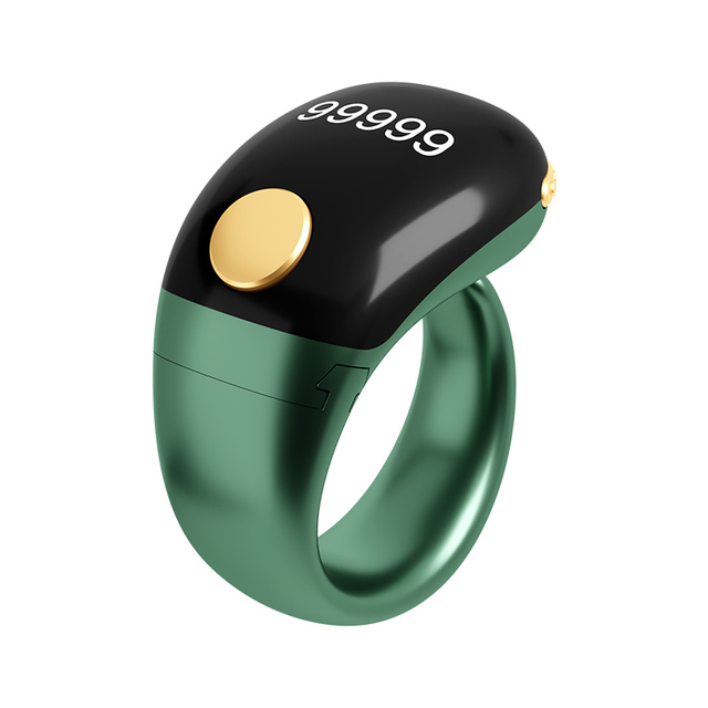 Fashion Muslim Zikr Ring Digital Tasbih Finger Counter OLED Smart Electronic Counting Finger Counter