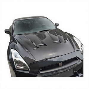 CWS-1 STYLE CARBONVEZEL MOTORKAP voor 2008-2016 NISSAN GTR R35 CBA DBA - Product Image 1