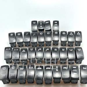 Interruptor basculante Huatian Electronics de 12V-24V y 5 pines, impermeable, para modificación de vehículos recreativos, todoterreno y yates, con luz y doble posición. - Product Image 2