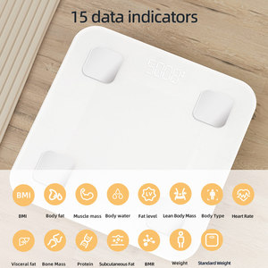 Báscula Digital AICITY para <span class=keywords><strong>Baño</strong></span>, con Medición <span class=keywords><strong>de</strong></span> Grasa Corporal y BMI, Conexión Bluetooth, para Análisis Corporal - Product Image 2