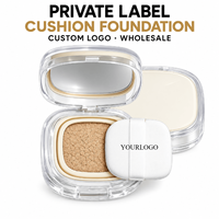 Krim BB Cushion Foundation Makeup Grosir, Melembapkan, Mencerahkan Alami, Tahan Lama, Full Coverage