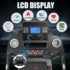 EU SHULI Portable Commercial Motorized with 4.0HP Motor Steel Frame Home Use Folding Auto Incline LCD Display - Product Image 2