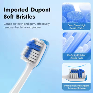 Cepillo de dientes eléctrico B095, cepillo de dientes eléctrico sónico recargable de alta gama con base de carga que permite su soporte independiente. - Product Image 4