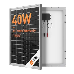 Ue单晶太阳能电池板价格50W 60W 70W 80W 100W 150W太阳能电池板