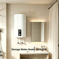 Chauffe-eau électrique intelligent LCD 30L 2026, réservoir de stockage, classe A+, économie d'énergie, chaudière murale adaptée pour la maison et l'hôtel