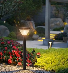 Lampe murale solaire LED moderne, petite, extérieure, étanche IP44, à batterie lithium, RGB, blanc chaud, avec piquet, pour éclairage paysager de <span class=keywords><strong>jardin</strong></span>, télécommandée - Product Image 5
