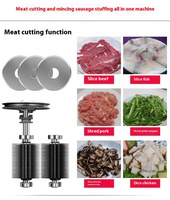 Nouvelle machine à hacher et à découper la viande automatique commerciale et domestique à haute efficacité en acier inoxydable 304 220V