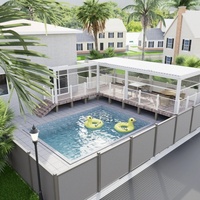 Villa Exclusive - Gazebo en aluminium de luxe - Pavillon d'ombrage extérieur avec finition écologique pour une décoration de cour inspirée de la nature