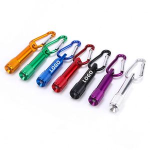 Mini Linterna LED Portátil de Aluminio con Mosquetón para Seguridad Nocturna, Camping, Senderismo y Actividades al Aire Libre - Product Image 1