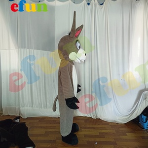 Efun MOQ 1 PC personalizado felpa divertido <span class=keywords><strong>Animal</strong></span> caminando burro mascota disfraz para la venta - Product Image 6